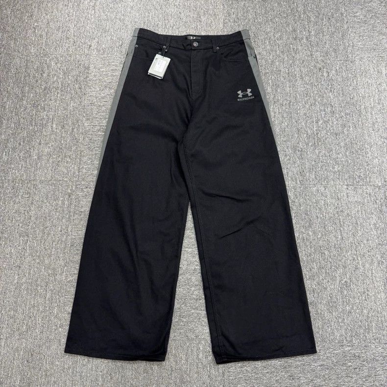Balenciaga Balenciaga size XS Under Armour co-branded embroidered jea Size US 27 - 1 Thumbnail