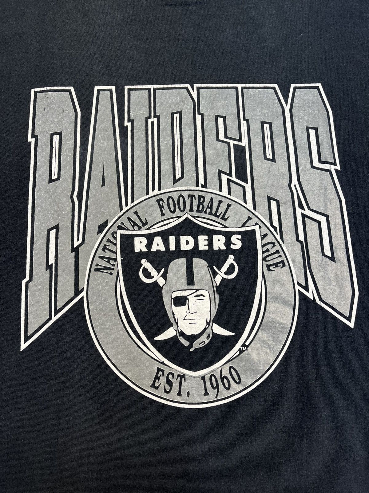 Trench USA Vintage 90s Trench Ultra NFL Oakland Las Vegas Raiders Shirt Size US L / EU 52-54 / 3 - 2 Thumbnail