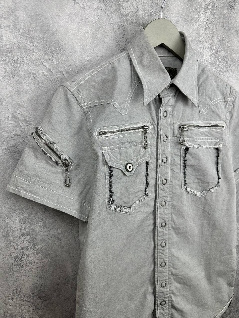 Diesel Diesel Rising Sun S/S Vintage Utility Shirt Distressed Size US S / EU 44-46 / 1 - 3 Thumbnail