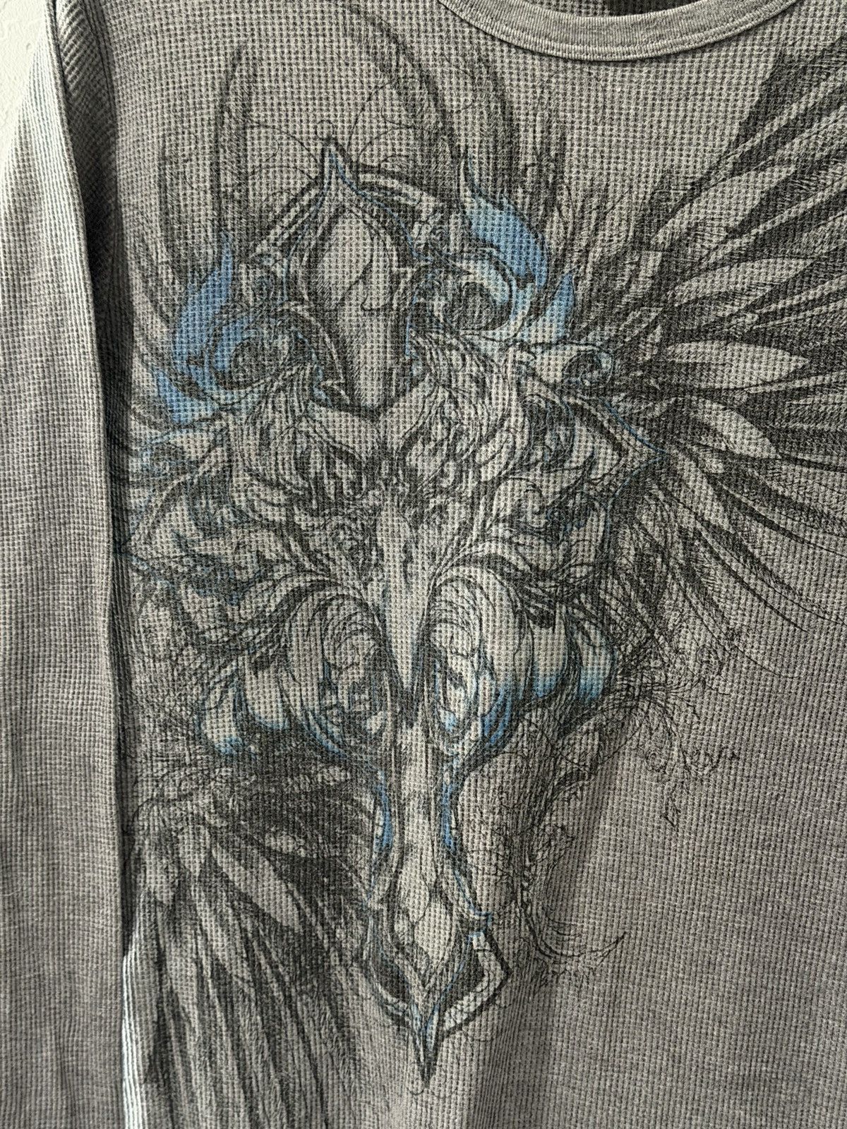 UFC Vintage MMA Elite Cross Wing Eagle Thermal L/S Shirt Medium Size US M / EU 48-50 / 2 - 2 Thumbnail