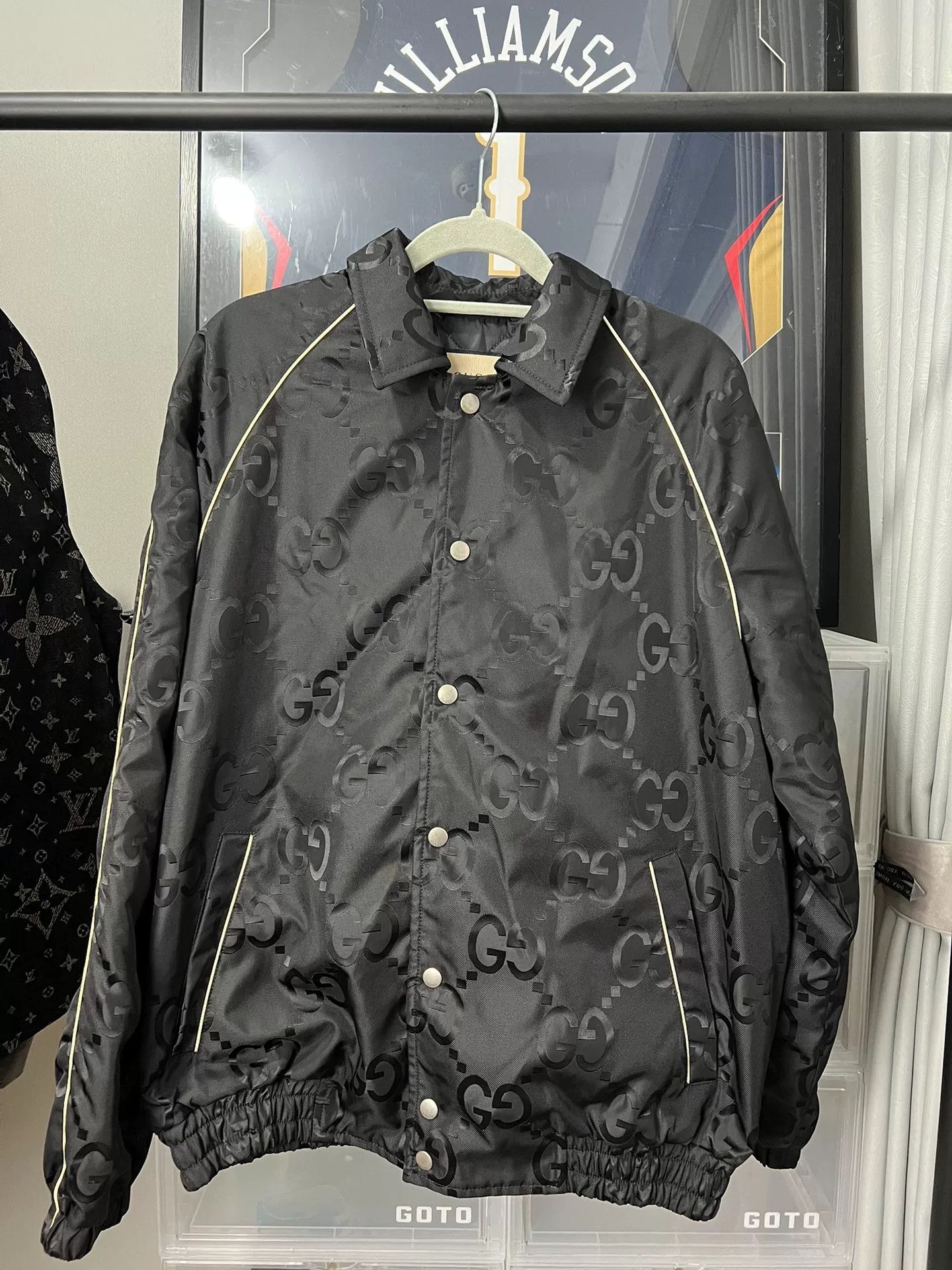 Gucci gucci patterned black jacket Size US L / EU 52-54 / 3 - 1 Thumbnail