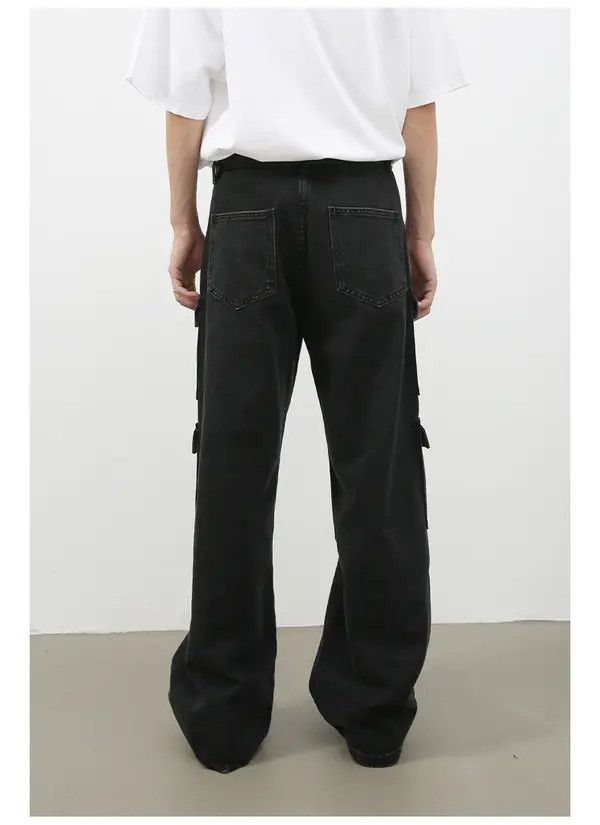 Japanese Brand Midori x Yura Vintage loose washed multi-pocket cargo jeans Size US 32 / EU 48 - 8 Thumbnail