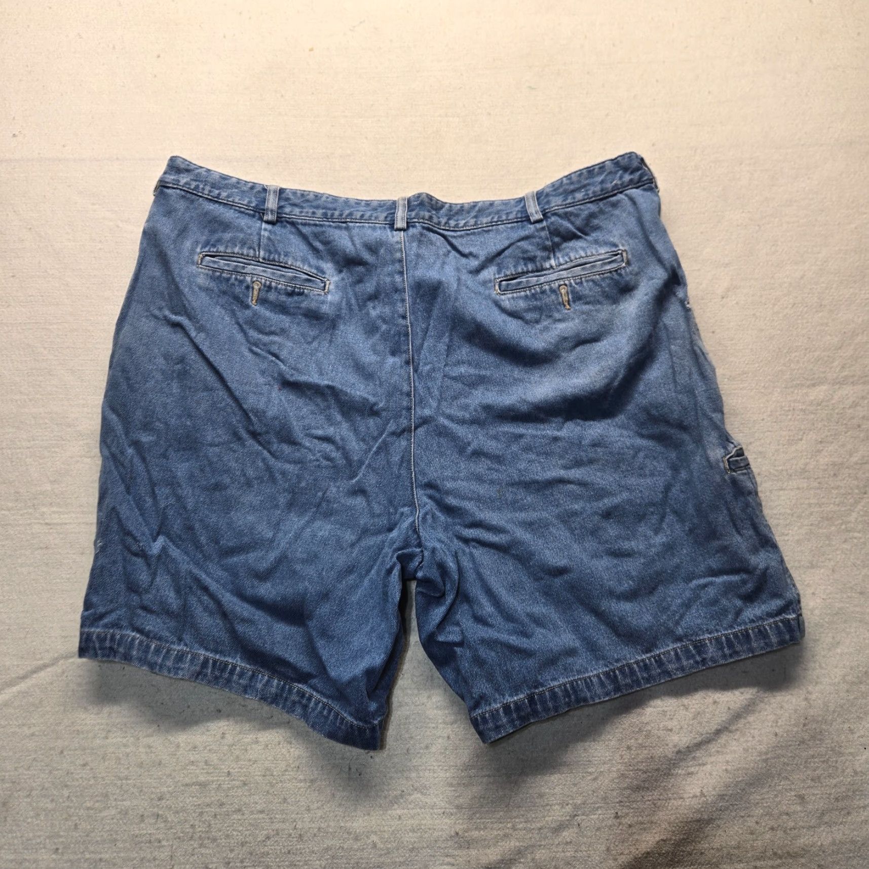 Denime Saddlebred Blue Denim Jean Shorts Adult Men Size 44 Blue Jeans Saddlebred Jeans Shorts Mens 44 Denim Size US 44 / EU 60 - 7 Thumbnail
