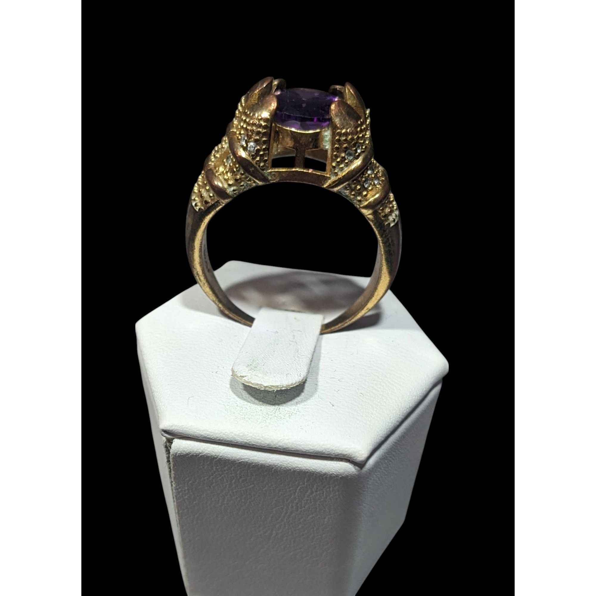 Other Vintage Regal Men's Ring Marked 18K GF With Purple Stone Siz Size ONE SIZE - 7 Thumbnail