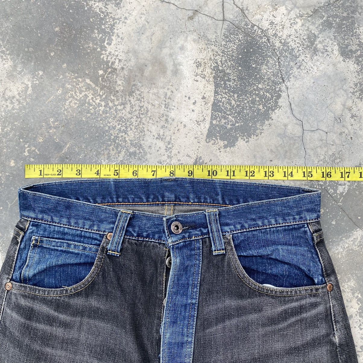 Sugar Cane SUGAR CANES Rework Selvedge Jeans Size US 31 - 5 Thumbnail