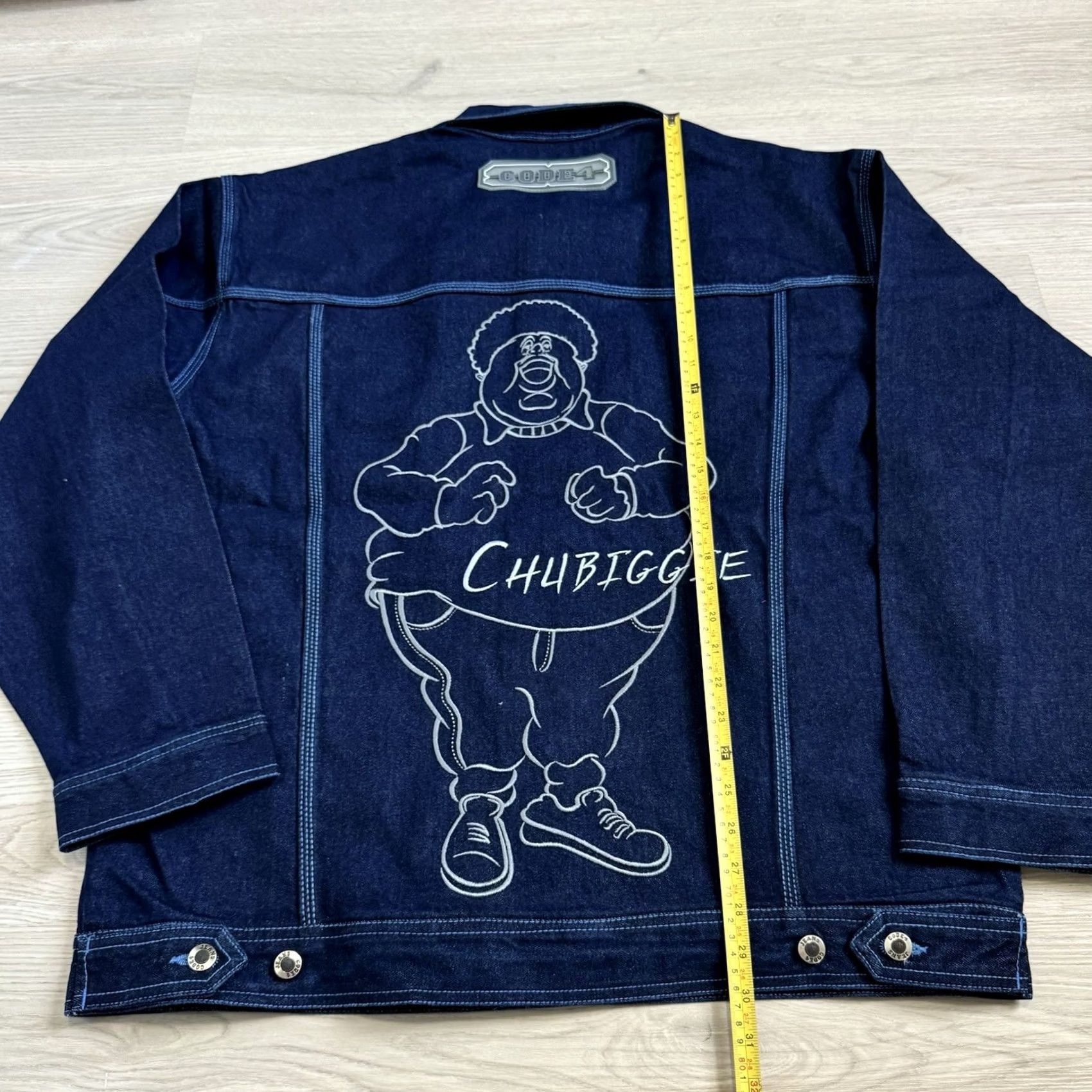 Vintage VINTAGE Chubiggie Denim Set Trucker Jacket XL + Jeans 36 Fubu Style Baggy NY Nike Shirt Mens Size US 36 / EU 52 - 5 Thumbnail