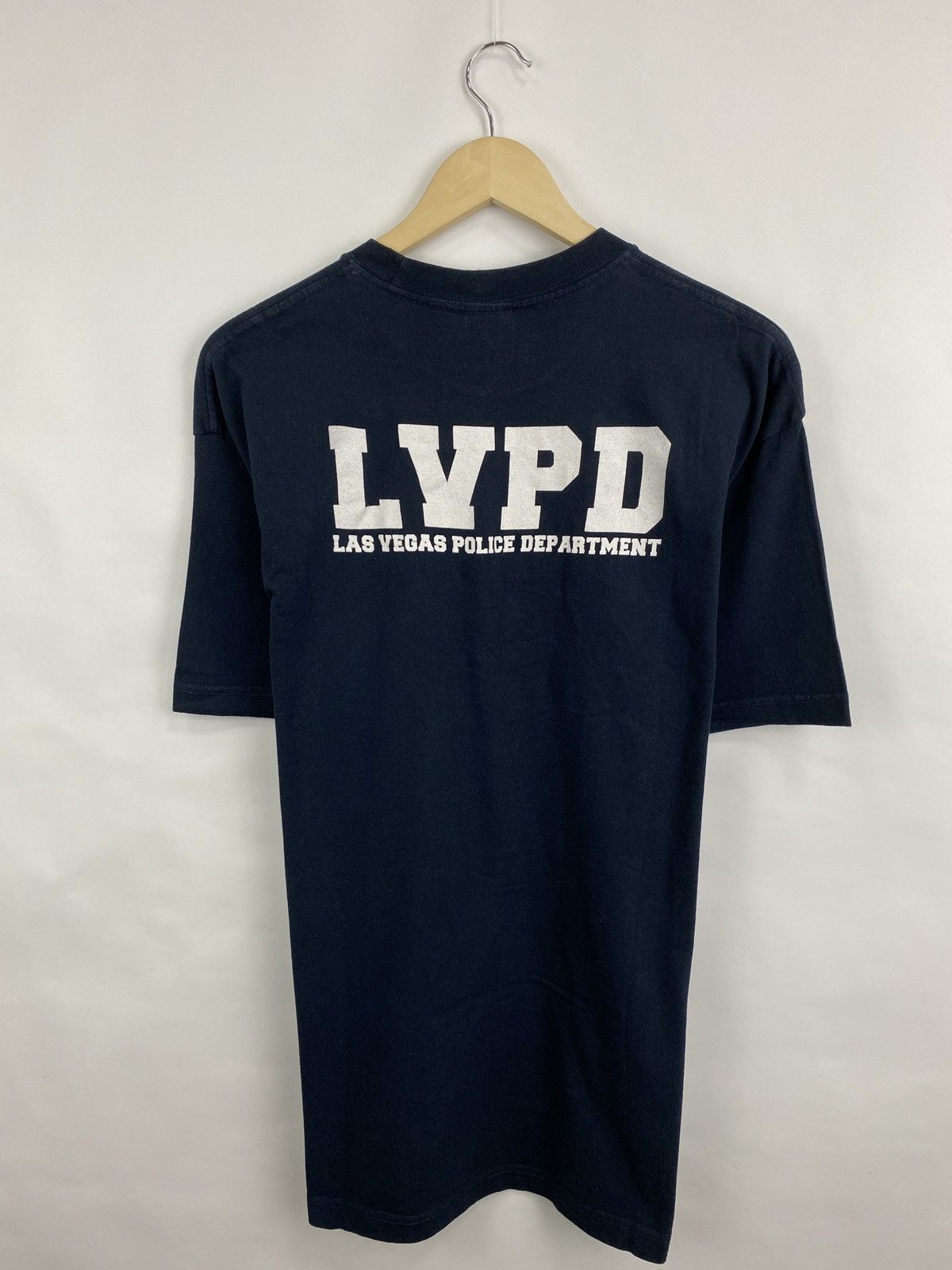 Hanes 🇺🇸 Vintage 90s Las Vegas Police Department Rare T-Shirt Size US XL / EU 56 / 4 - 6 Thumbnail
