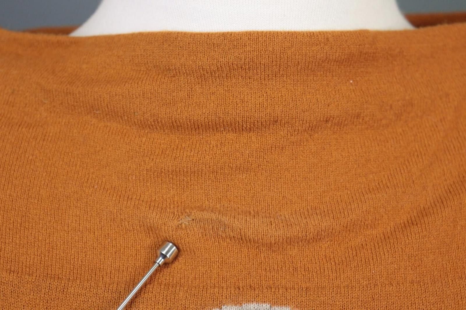 Designer Ivko Pullover Intarsia Pattern Knit Wool Sweater Size 38 / M Size M / US 6-8 / IT 42-44 - 5 Thumbnail