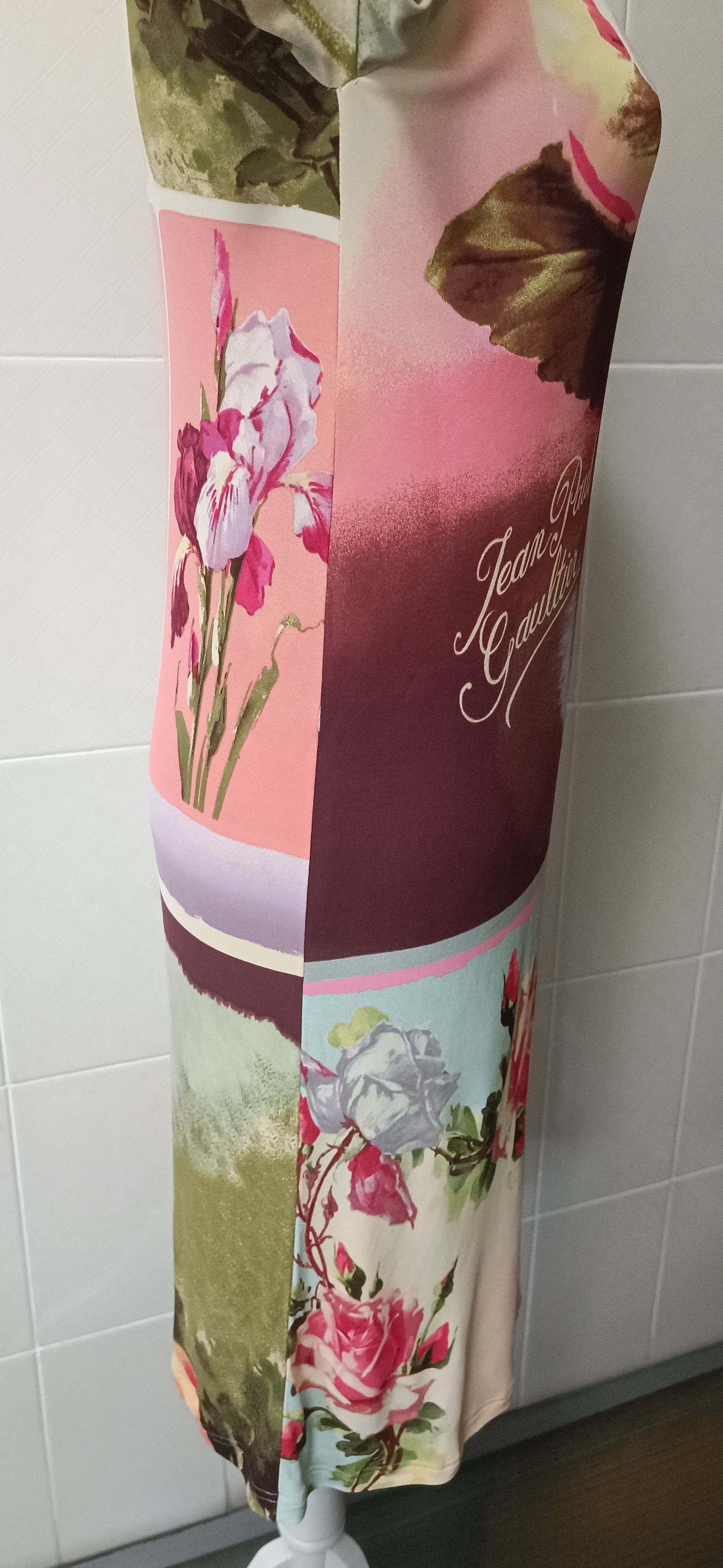 Jean Paul Gaultier Spring 2001 - Floral midi dress Size M / US 6-8 / IT 42-44 - 11 Thumbnail