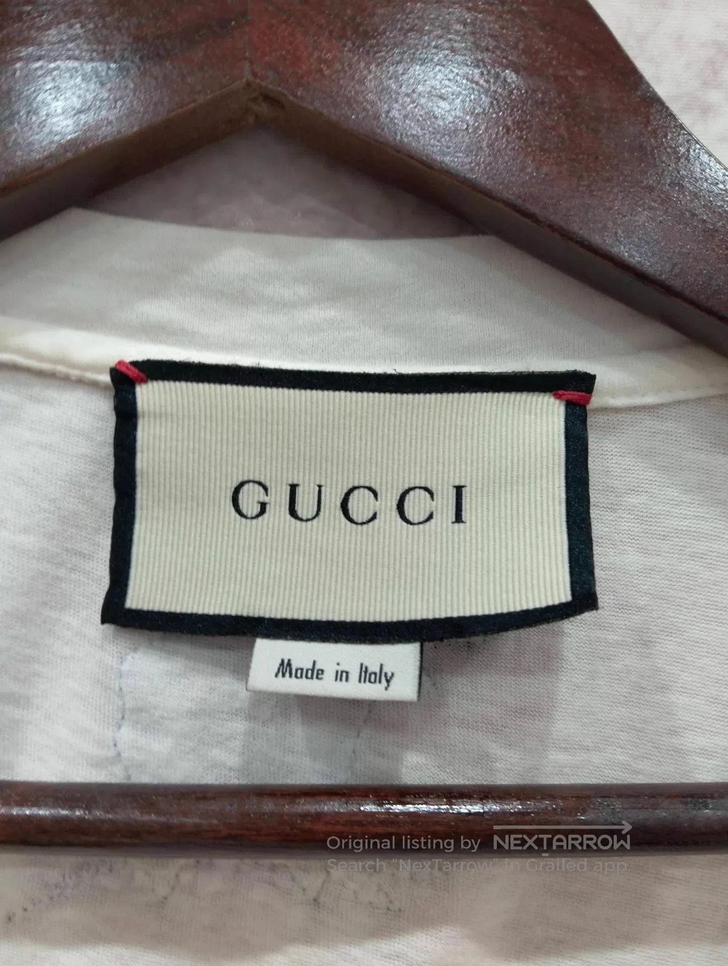 Gucci White Short Sleeve Logo Print T. Size US XS / EU 42 / 0 - 4 Thumbnail