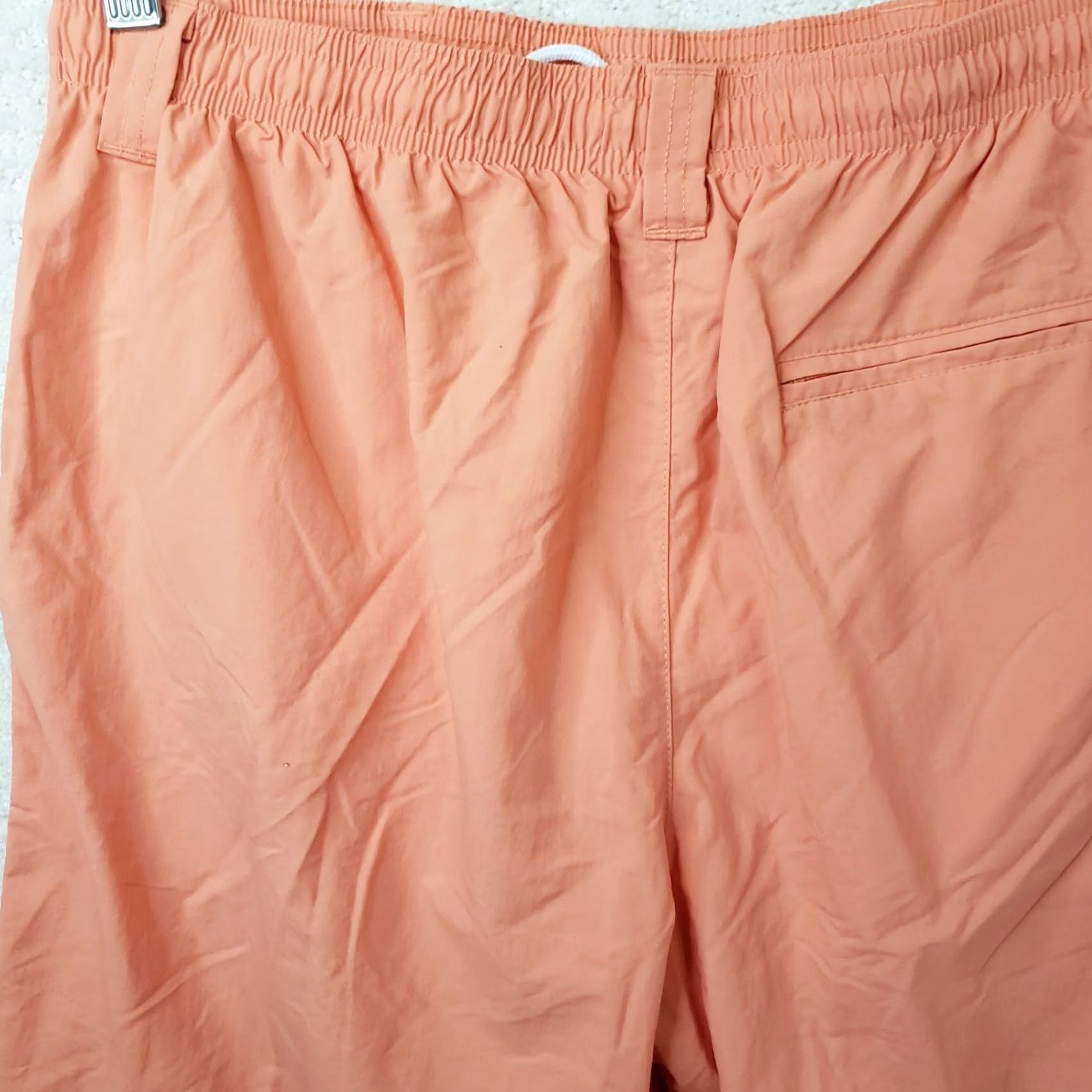 Pinko Columbia PFG Shorts Mens M Pink Pockets Nylon Elastic Waist 6" Lined Fishing NEW Size US 31 - 7 Thumbnail