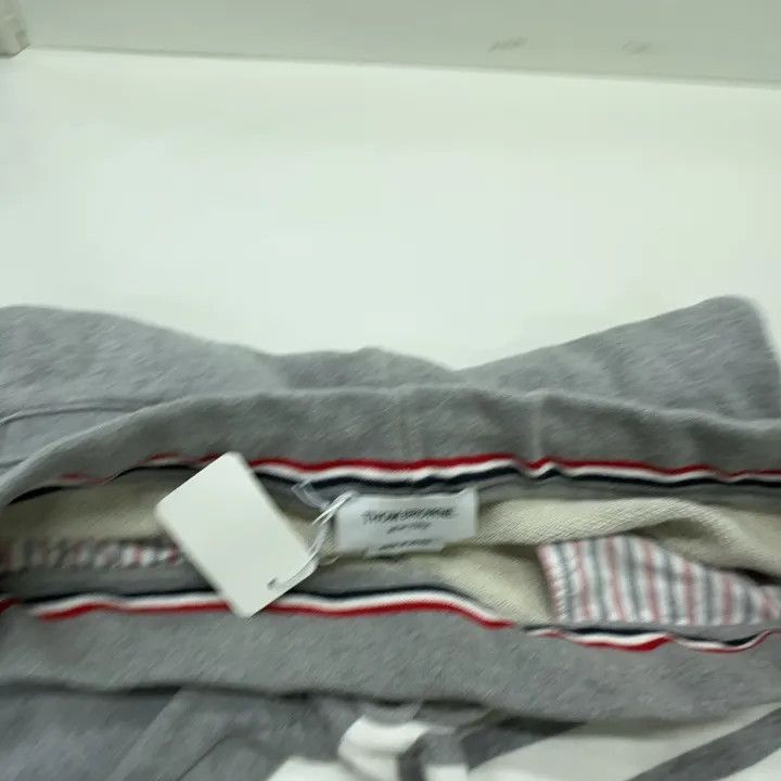 Thom Browne Gray Striped Knitted Sweatpants for Men -2507