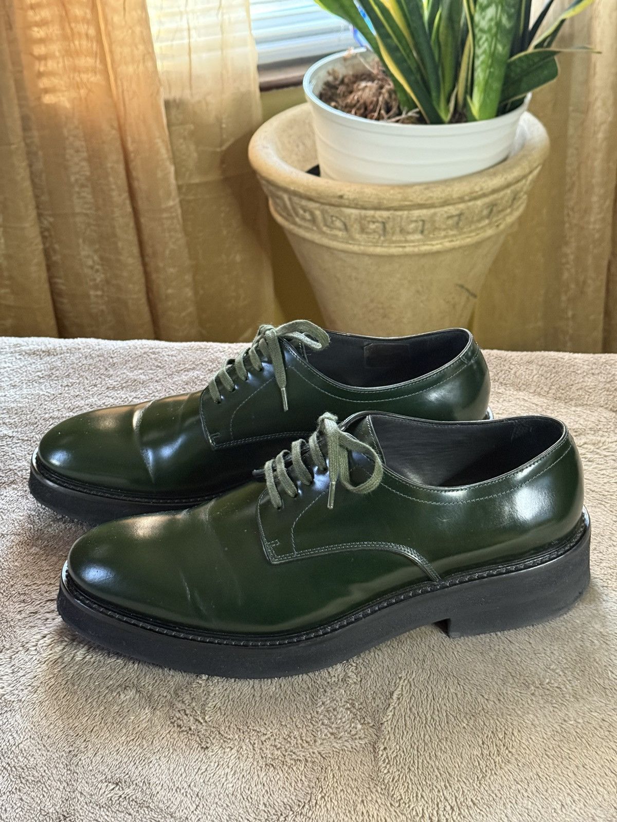 Dsquared2 Dsquared2 Bottle Green Derby Shoes 43 Size US 10 / EU 43 - 8 Thumbnail