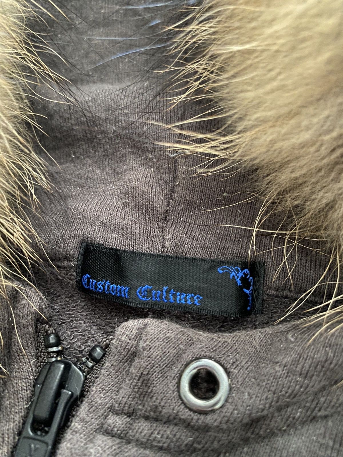 If Six Was Nine × Japanese Brand × Le Grande Bleu (L.G.B.) custom culture faux fur shield bono glitter hoodie Size US M / EU 48-50 / 2 - 6 Thumbnail