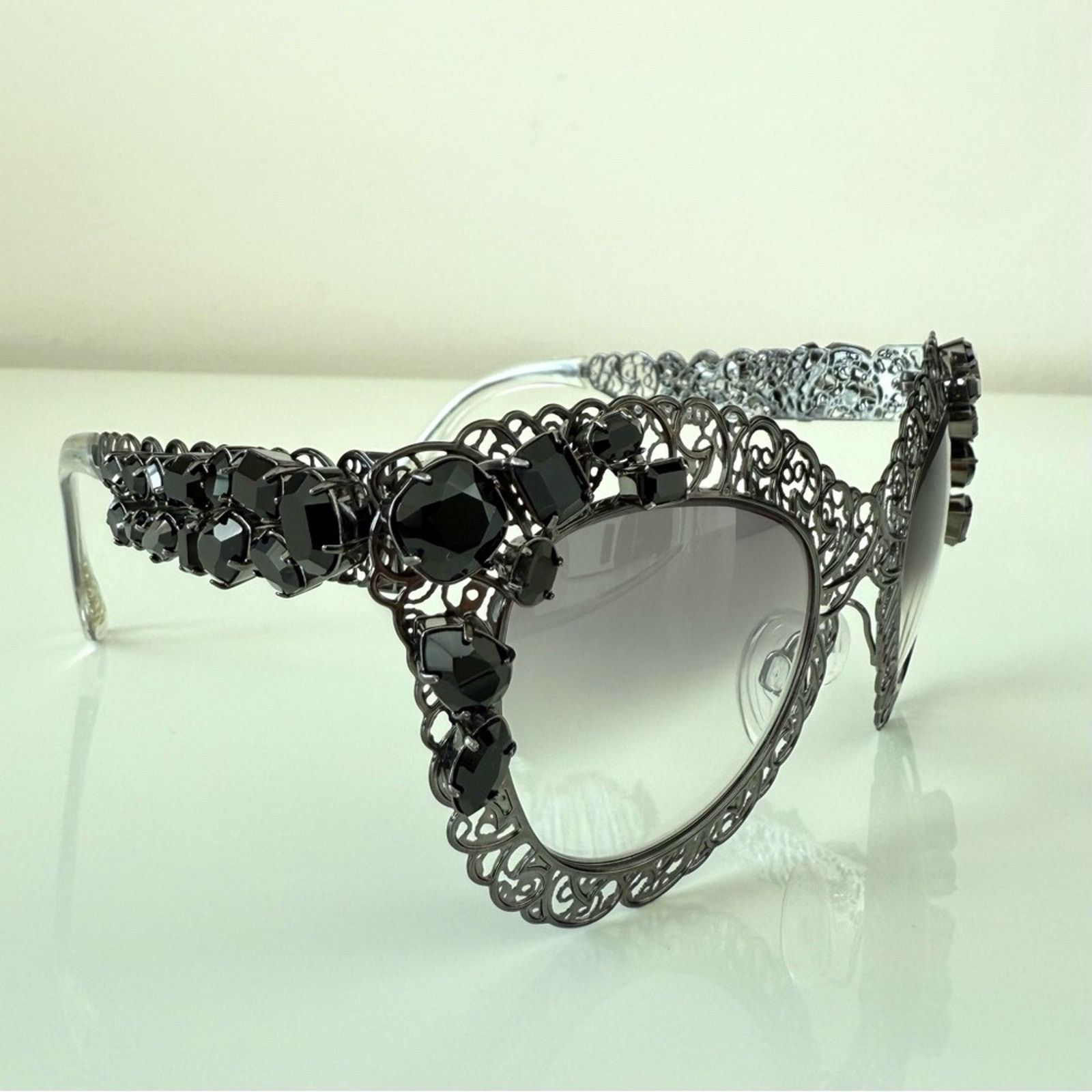 Dolce & Gabbana Dolce&Gabbana rhinestone runway sunglasses Authentic 1250$ Size ONE SIZE - 3 Thumbnail