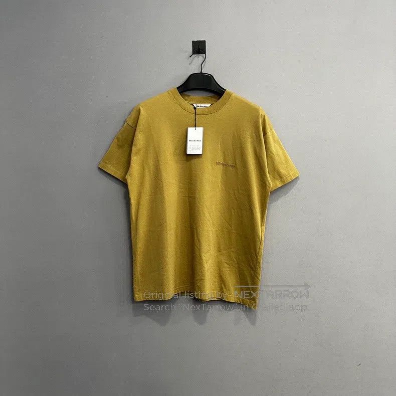 Balenciaga Balenciaga Khaki double B short sleeve/S Size US S / EU 44-46 / 1 - 1 Thumbnail