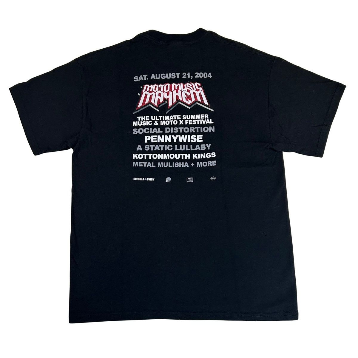 Vintage 2004 Moto Music Mayhem Metal Concert Festival T Shirt Size US L / EU 52-54 / 3 - 3 Thumbnail