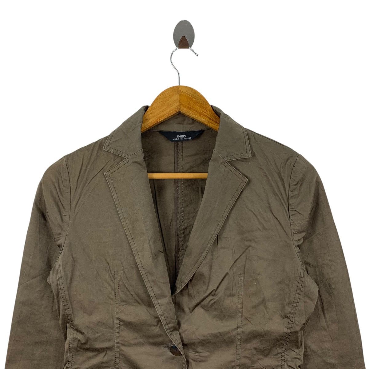 Japanese Brand × Yohji Yamamoto INED by YOHJI YAMAMOTO Japanese Brand Blazer Coat Jacket Size S / US 4 / IT 40 - 4 Thumbnail