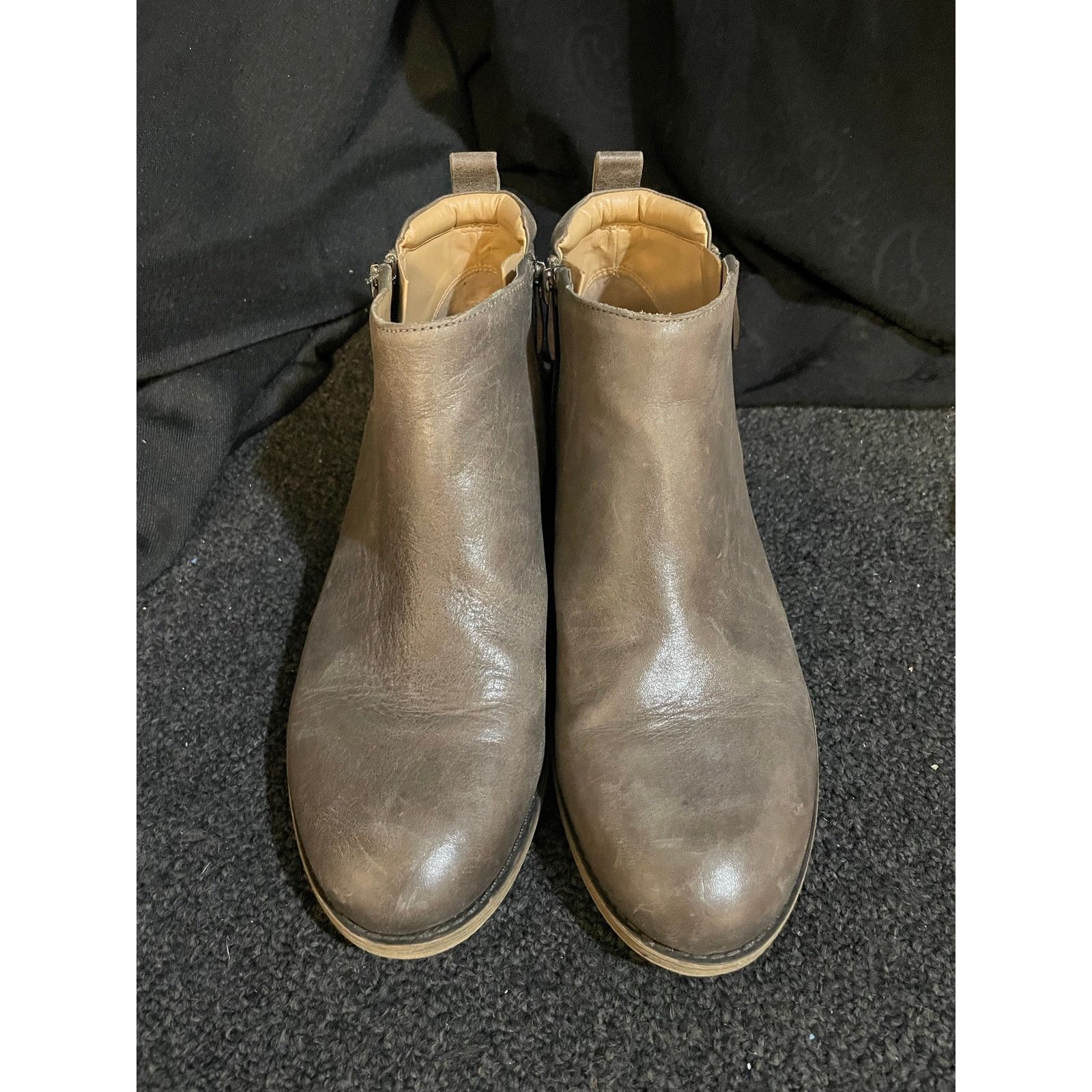 Franco Sarto Franco Sarto Keegan Ankle Boots Gray Double Zipper Women Size US 7.5 / IT 37.5 - 1 Thumbnail