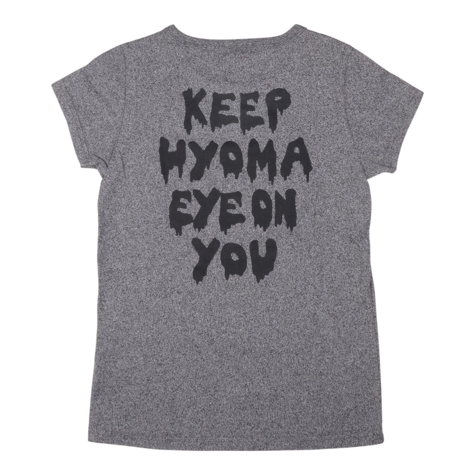 20471120 20471120 Hyoma "Keep Hyoma Eye On You" Grey Speckled Tee Size XS / US 0-2 / IT 36-38 - 2 Thumbnail