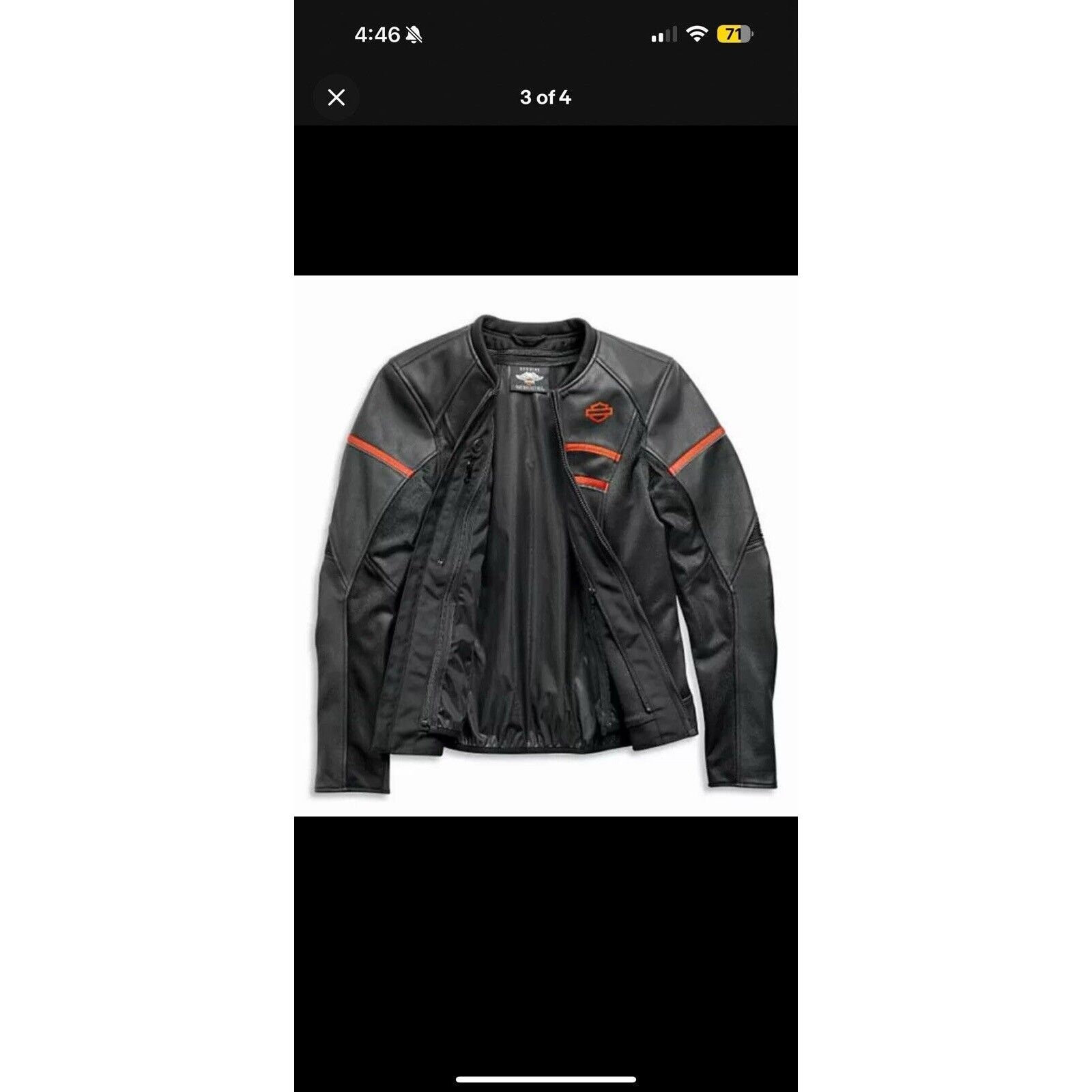 Harley Davidson Harley-Davidson Women's Brawler Leather Jacket - 98007-21VW Size S / US 4 / IT 40 - 12 Thumbnail