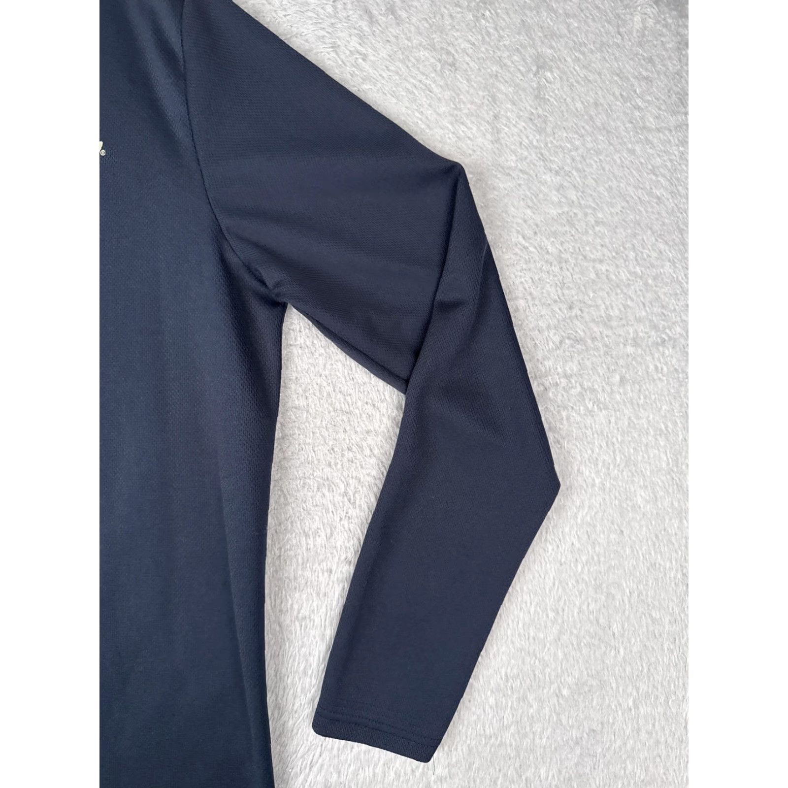 Vintage Snap-on Logo Shirt Men XL Blue Long Sleeve Henley Performance Work Top Polyester Size US XL / EU 56 / 4 - 2 Thumbnail