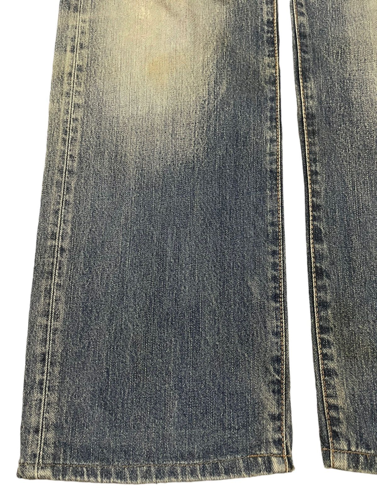 Edwin Vintage 90s Edwin Blue Wash Distressed Destroyer Jeans Size US 32 / EU 48 - 5 Thumbnail