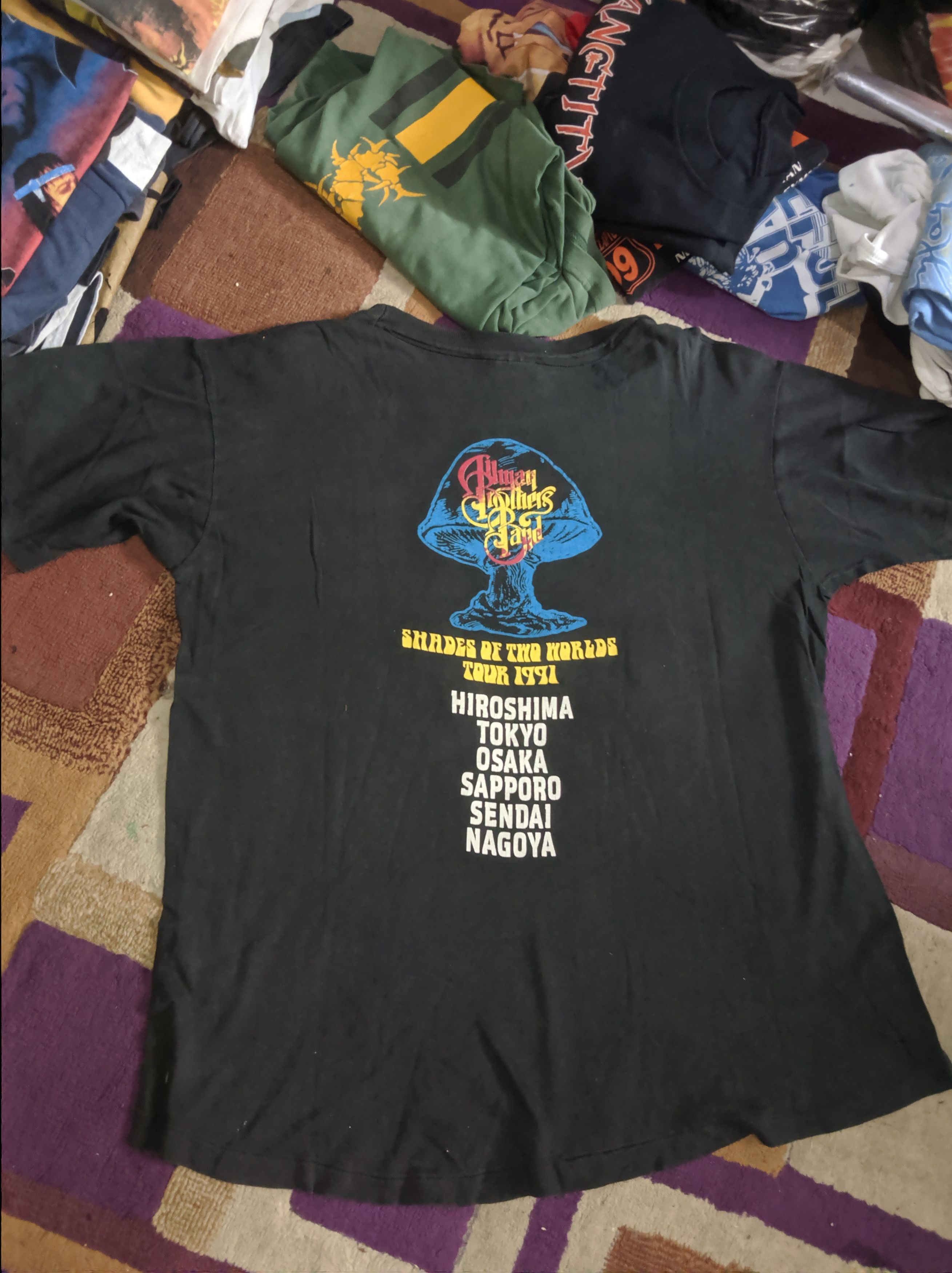 Band Tees The Allman Brothers band ,Frank Zappa Grateful Dead Size US L / EU 52-54 / 3 - 7 Thumbnail