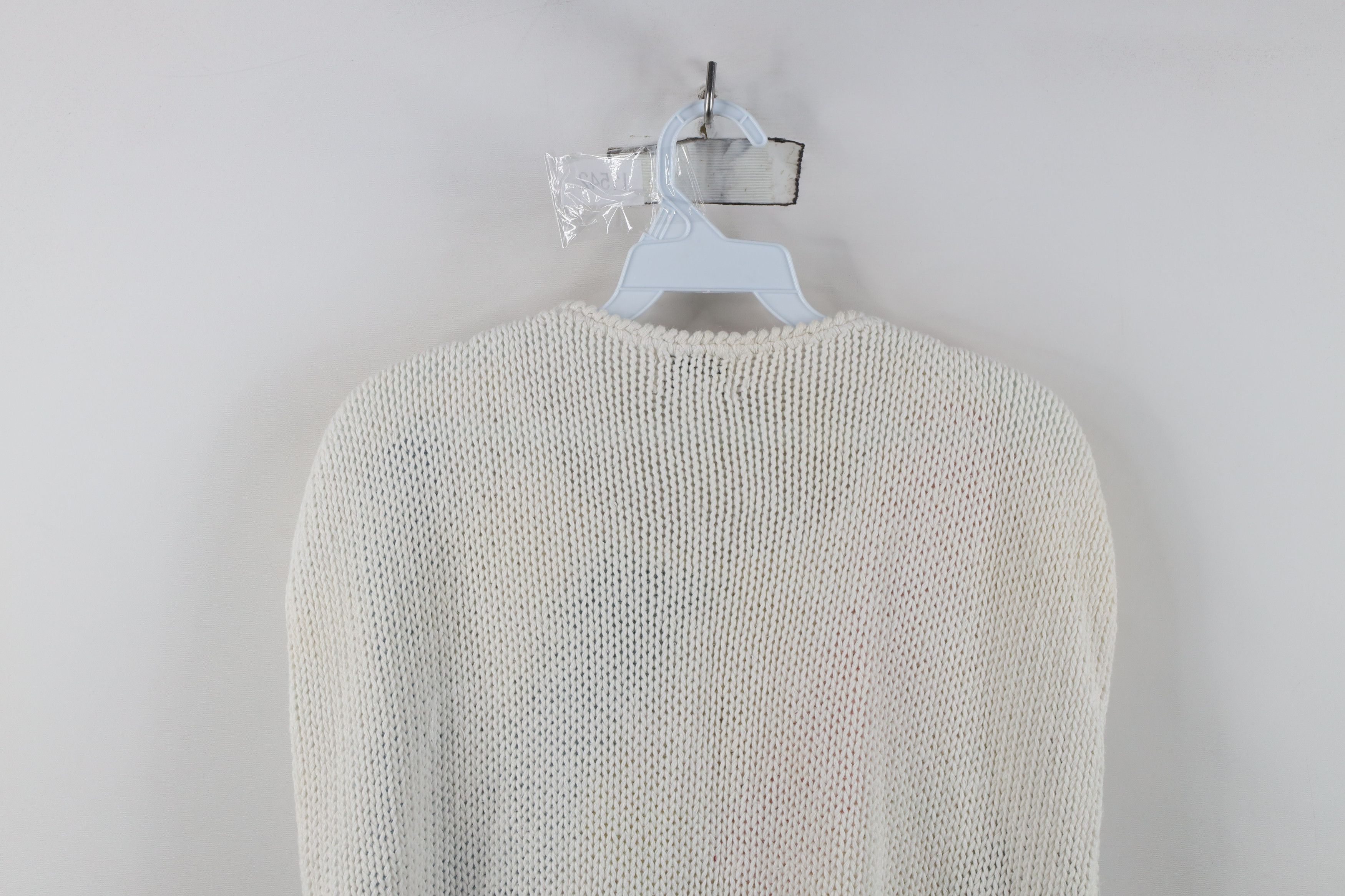 Vintage Vintage 80s Mid Mod Pastel Textured Knit Sweater Vest Size M / US 6-8 / IT 42-44 - 12 Thumbnail