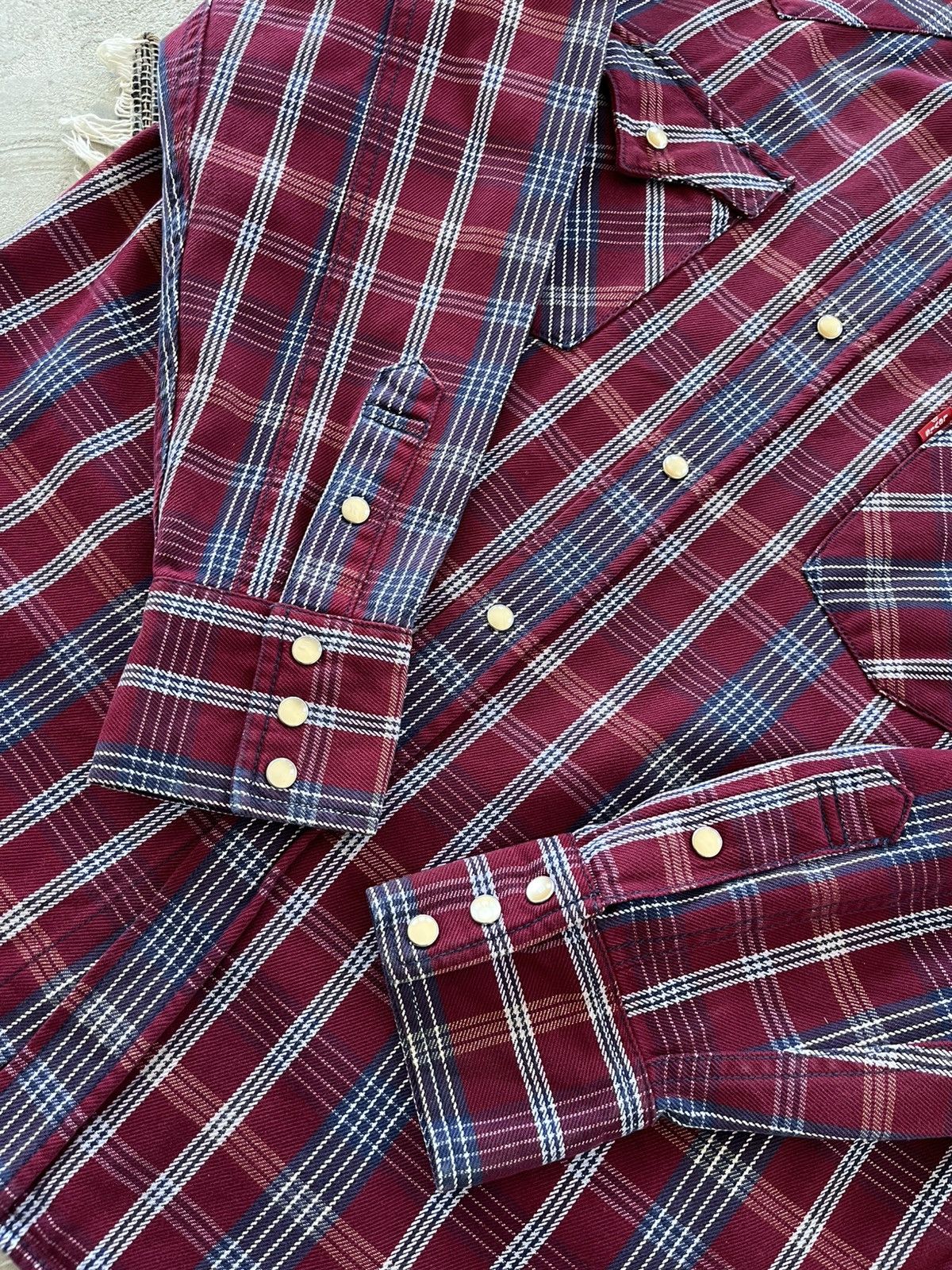 Levi's Vintage Clothing Vintage Levis Red Tab Overshirt Red Plaid Heavy Shirt Size US XL / EU 56 / 4 - 8 Thumbnail
