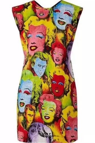 Versace Versace Sleeveless dress for human faces Size S / US 4 / IT 40 - 1 Thumbnail