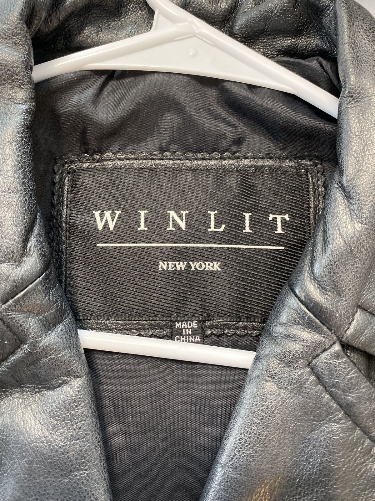 Other Winlit New York Leather Coat Size M / US 6-8 / IT 42-44 - 2 Thumbnail