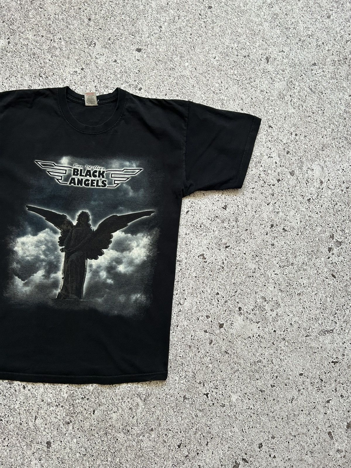 Band Tees × Vintage 2009 Ron Phillips Black Angles Spread Your Wings T-Shirt Size US L / EU 52-54 / 3 - 3 Thumbnail