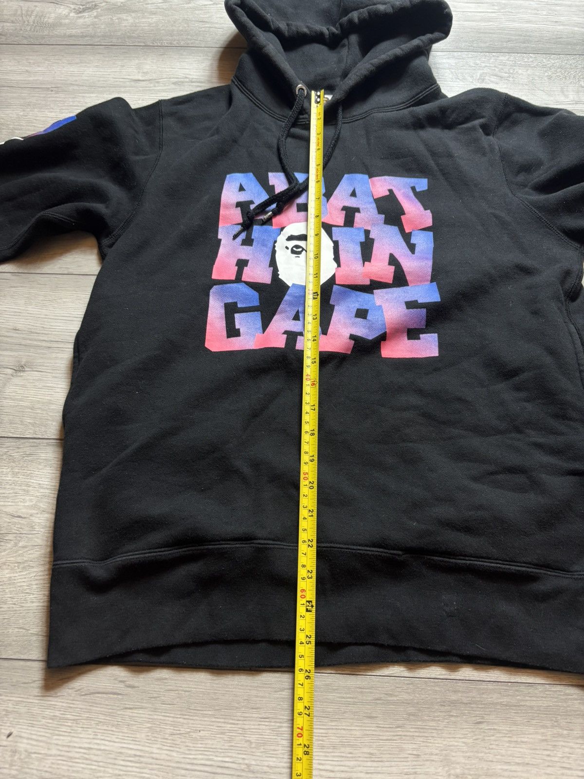 Bape Bape spellout pullover hoodie Size US L / EU 52-54 / 3 - 12 Thumbnail