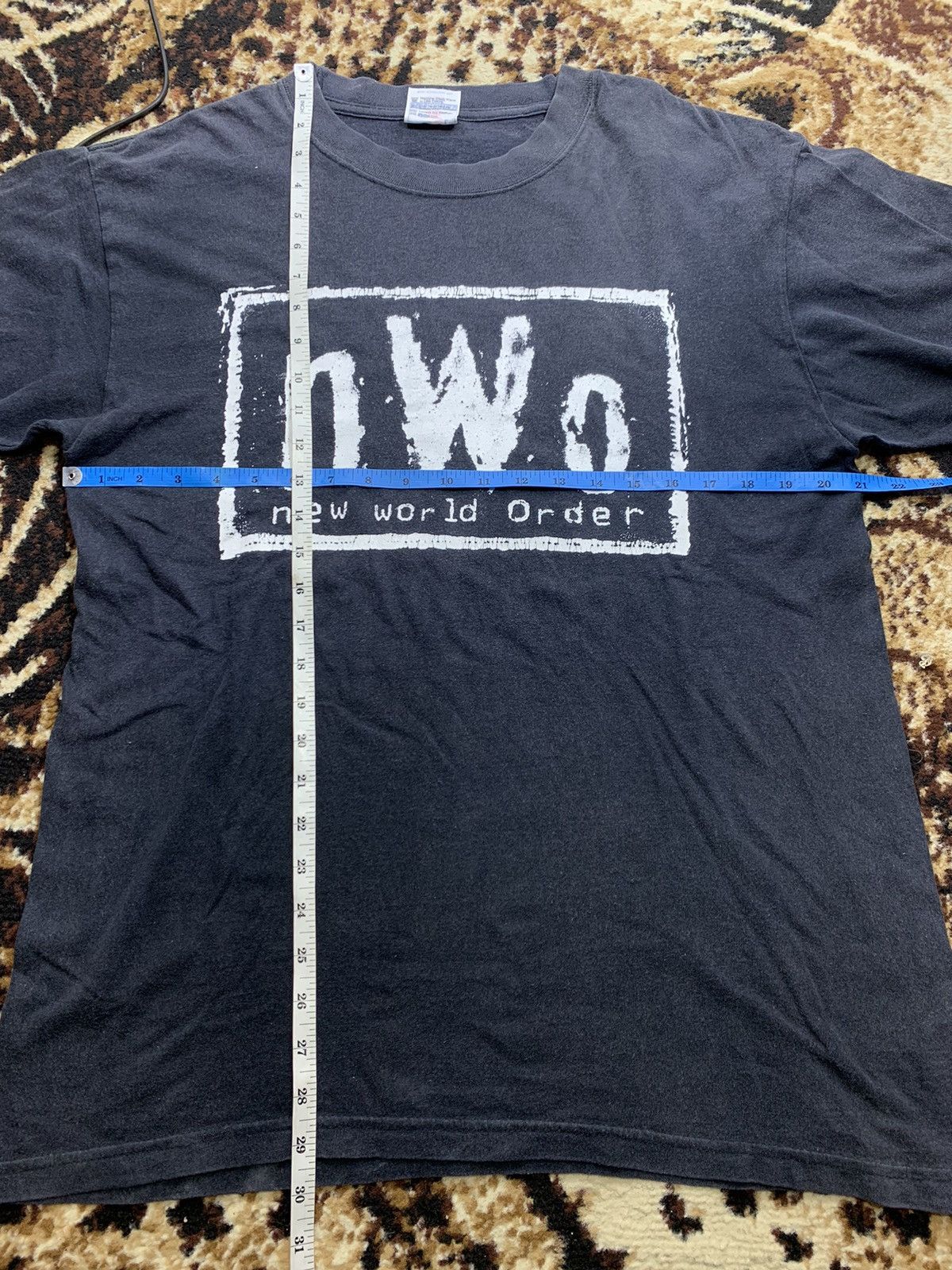 Vintage × WCW/nWo Vintage Faded nWo New World Order T-Shirt Size US L / EU 52-54 / 3 - 4 Thumbnail