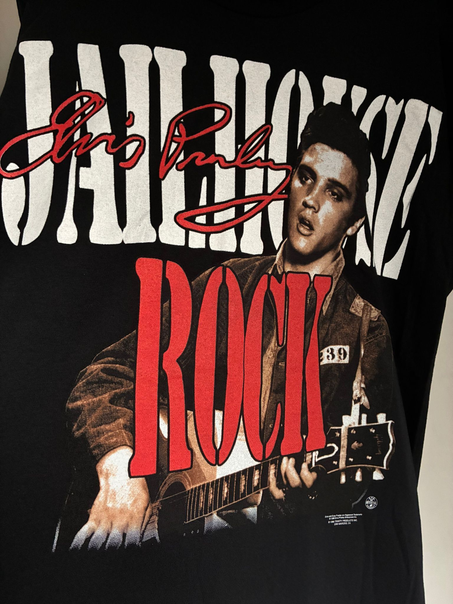 Band Tees Vintage Elvis Presley band tee rock 90s merch single stitch Size US L / EU 52-54 / 3 - 7 Thumbnail