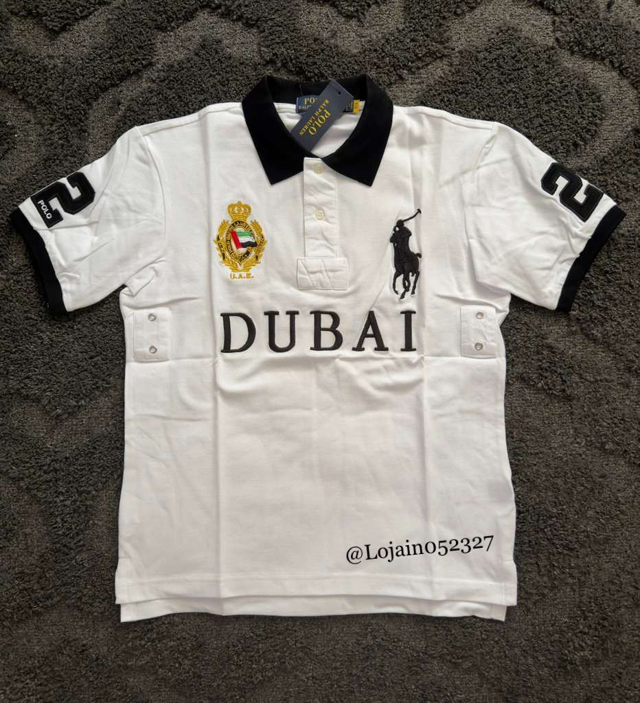 Ralph Lauren / Chief Keef Polo - Dubai white