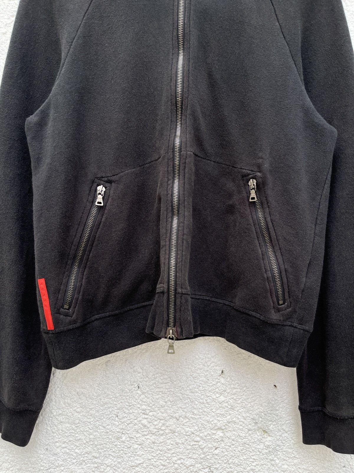 Prada Prada Sport Linea Rossa Zip Hoodie Size US M / EU 48-50 / 2 - 11 Thumbnail