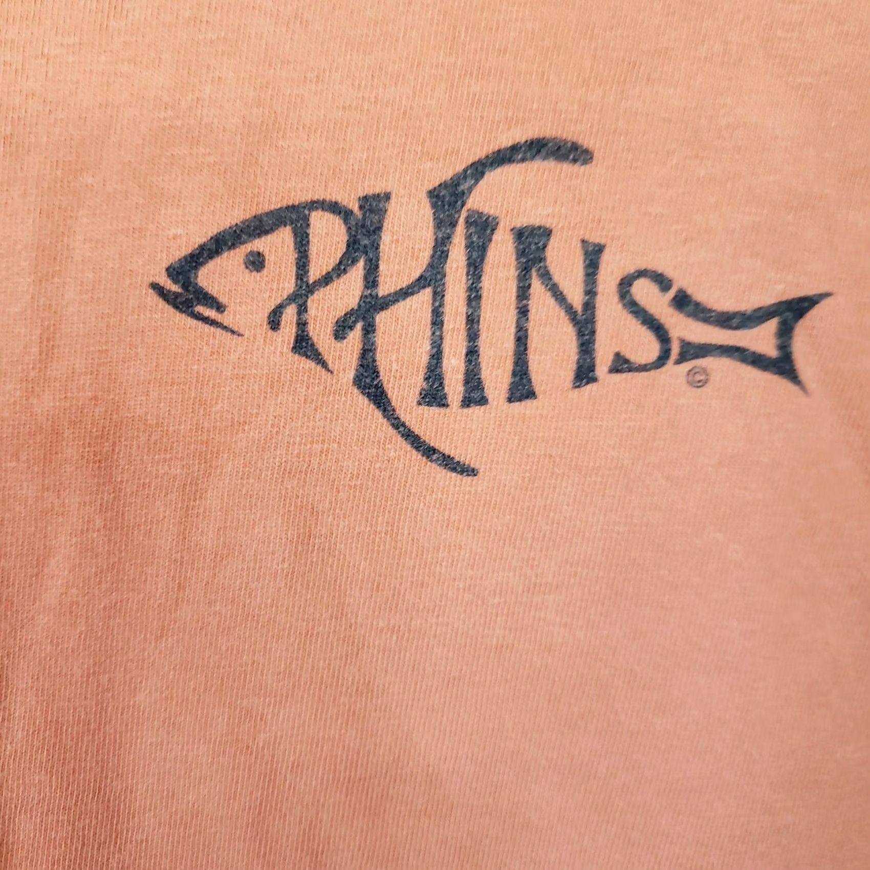 Shrimps Phins T-Shirt Shrimp Lowcountry Living Crewneck Short Sleeve Coral L Mens Size US L / EU 52-54 / 3 - 6 Thumbnail