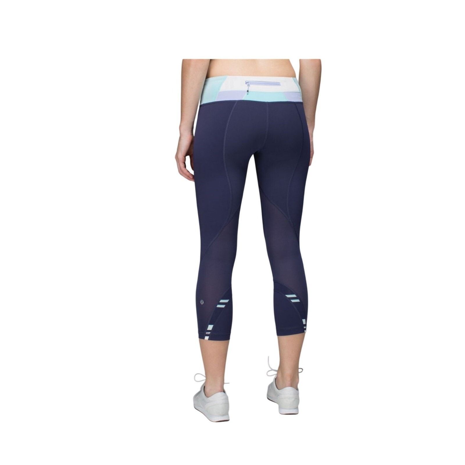 Lululemon Lululemon Run Inspire Crop II Yoga Leggings Sz 4 Zip Pocket Size 27" / US 4 / IT 40 - 1 Thumbnail
