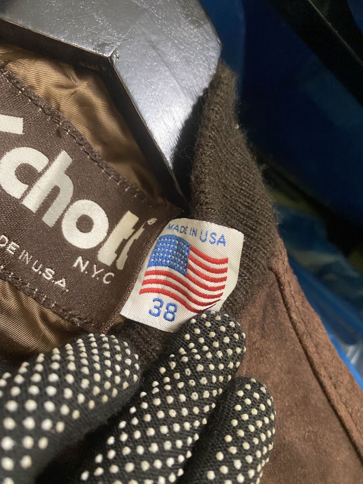 Schott Vintage Schott NYC Made in USA Brown Suede Bomber Jacket Size US S / EU 44-46 / 1 - 8 Thumbnail