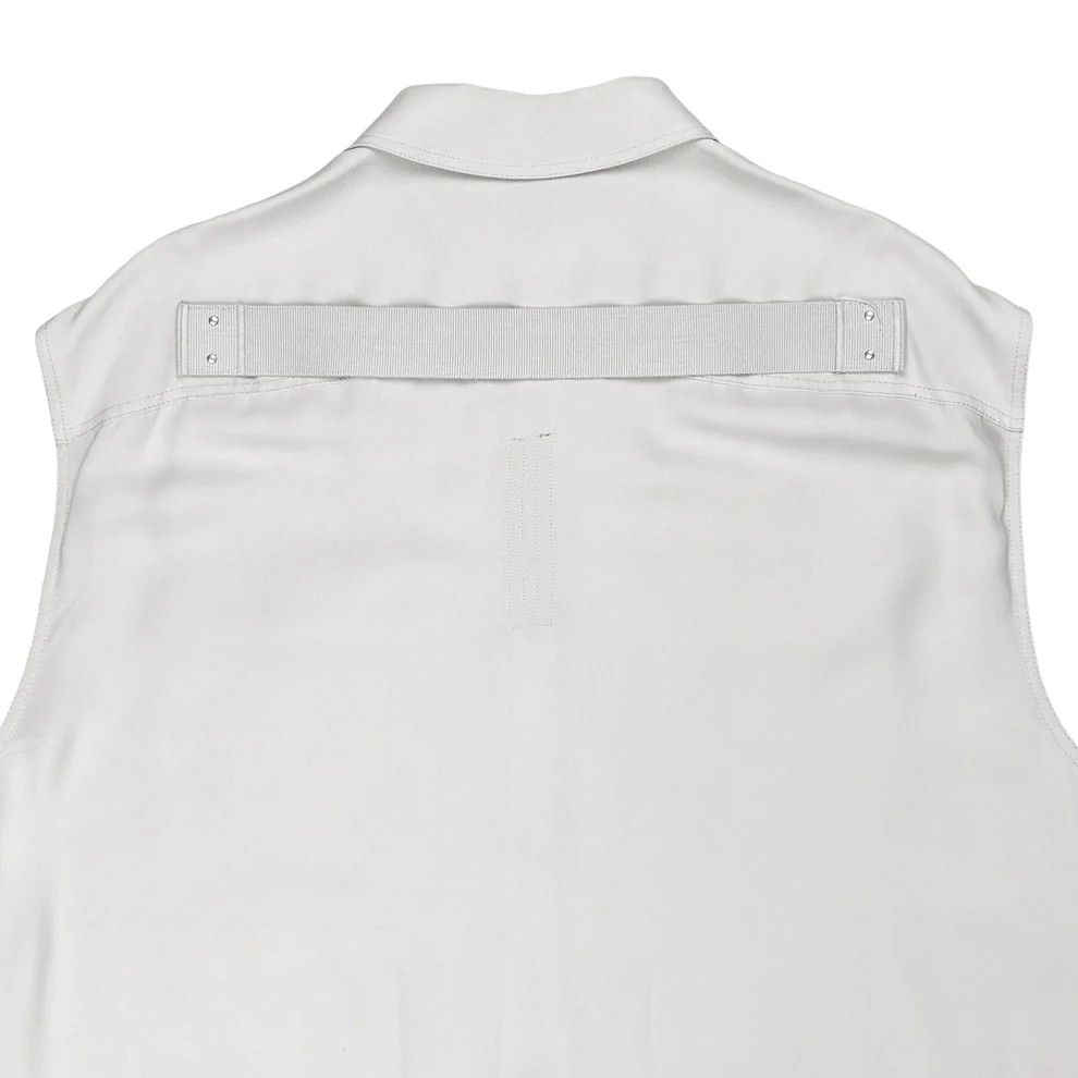 Rick Owens Rick Owens Jumbo Crepe Vest Oyster - SS21 Size US L / EU 52-54 / 3 - 6 Thumbnail