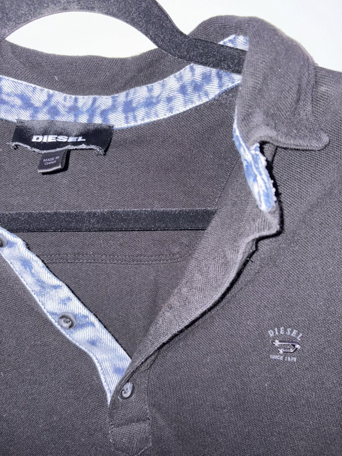 Diesel Diesel Black Polo Size US M / EU 48-50 / 2 - 2 Thumbnail
