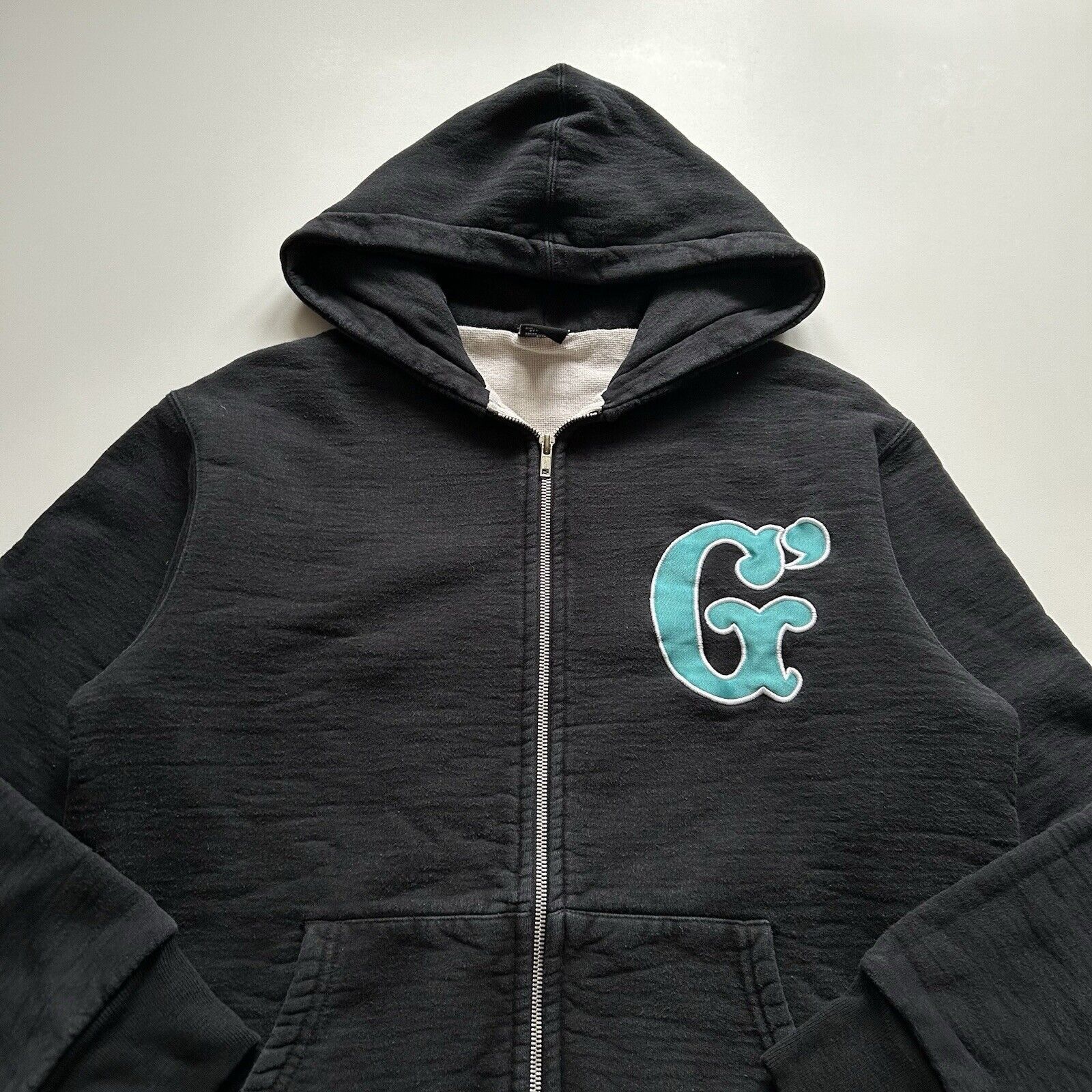 Vintage Vintage Good Foot GDFT Embroidered Zip Up Hoodie Small Black Size US S / EU 44-46 / 1 - 2 Thumbnail