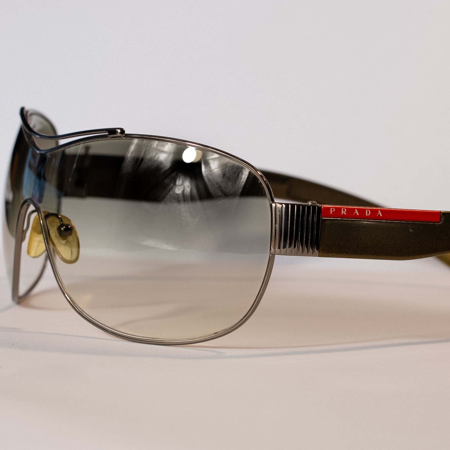 Prada vintage archive prada sunglasses aviator shades case logo Size ONE SIZE - 2 Thumbnail