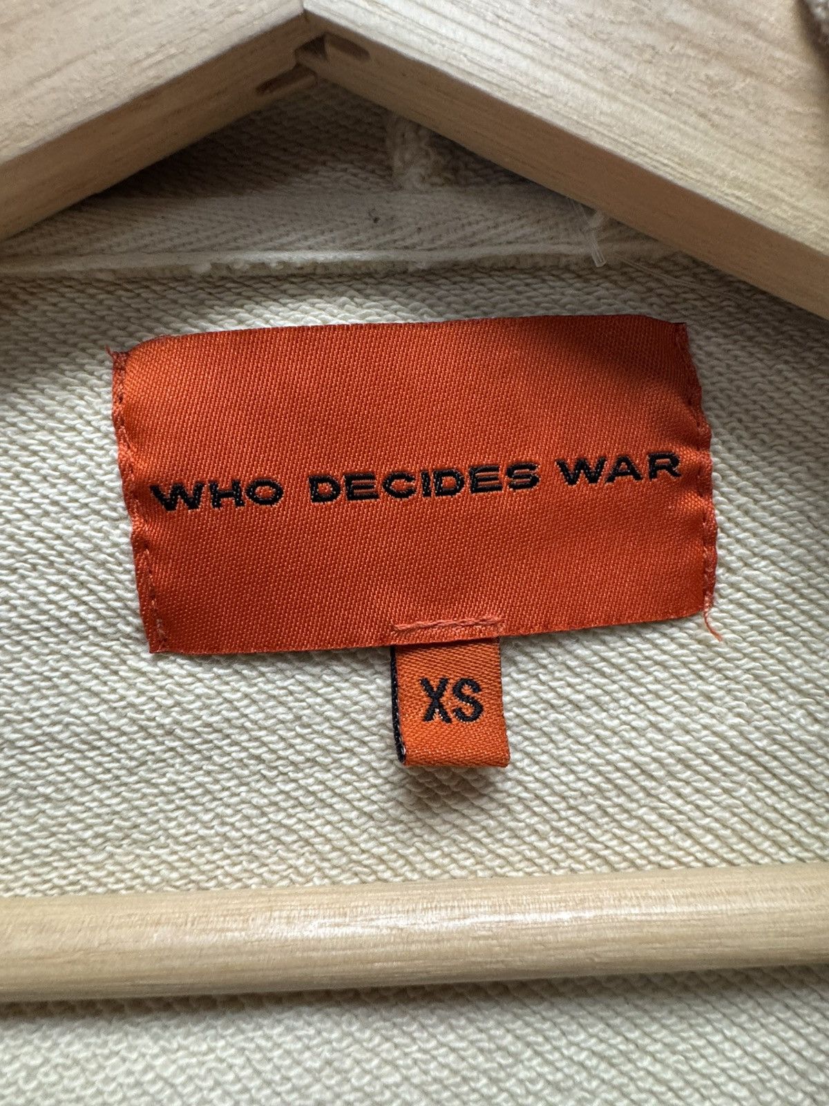 Who Decides War Who Decides War Flamingo Staff Hooded Sweatshirt Cream Size US XS / EU 42 / 0 - 3 Thumbnail
