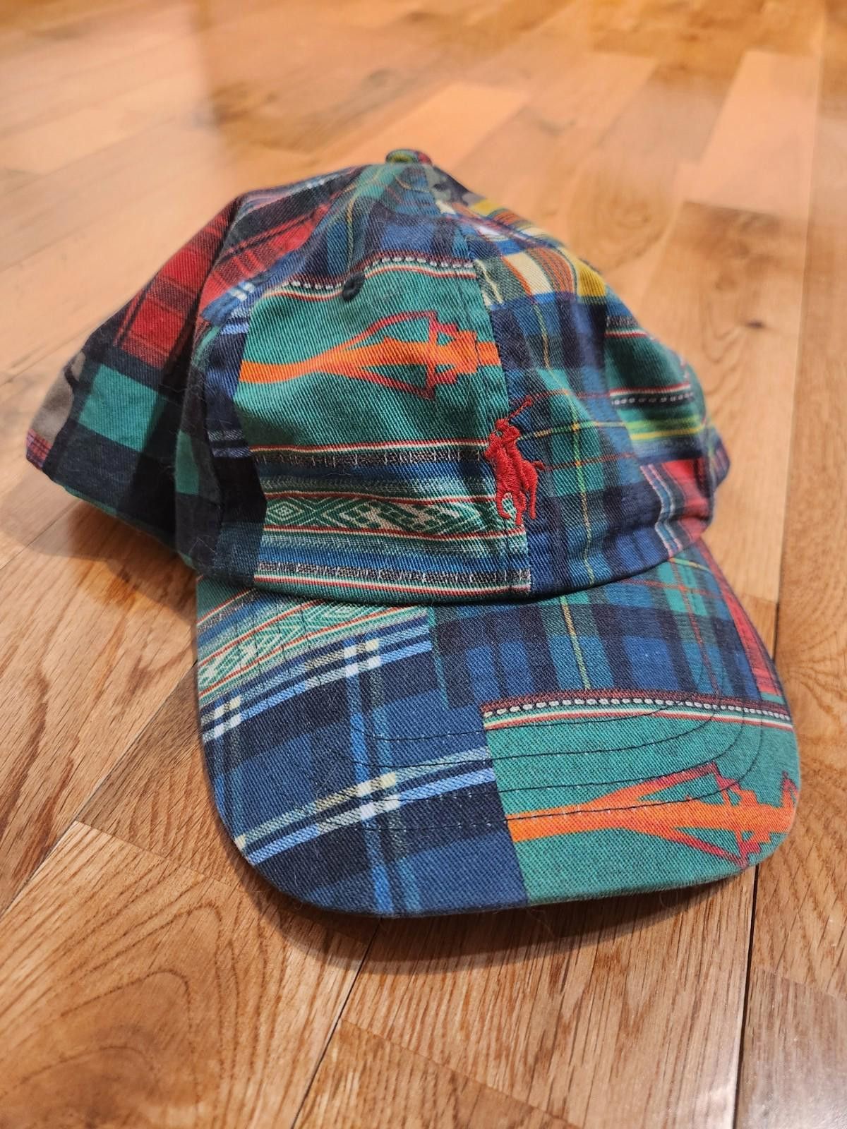 Polo Ralph Lauren Polo Ralph Lauren Plaid Patchwork Camo/ Plaid Cap Size ONE SIZE - 1 Thumbnail