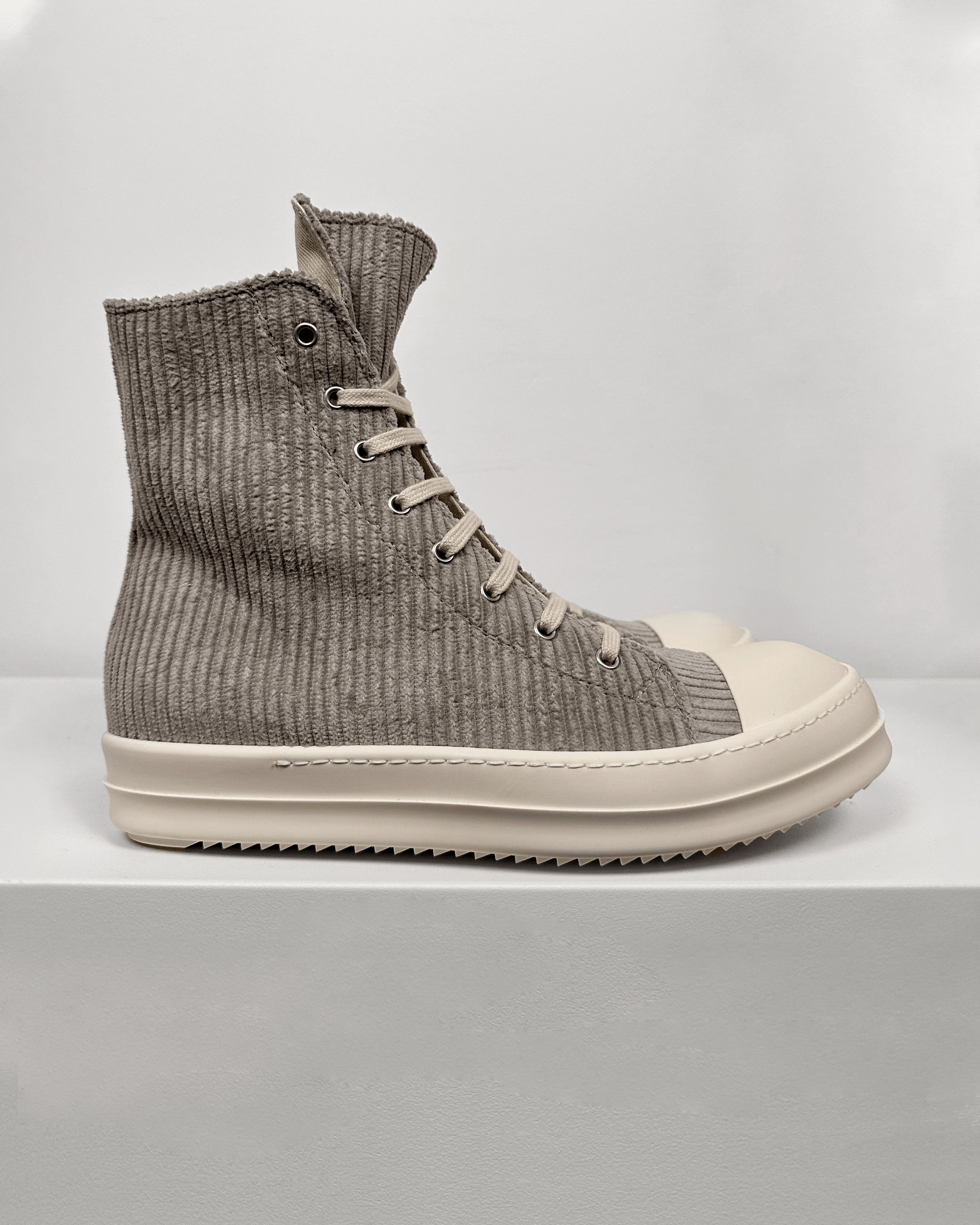Rick Owens Drkshdw Ramones High Pearl Corduroy