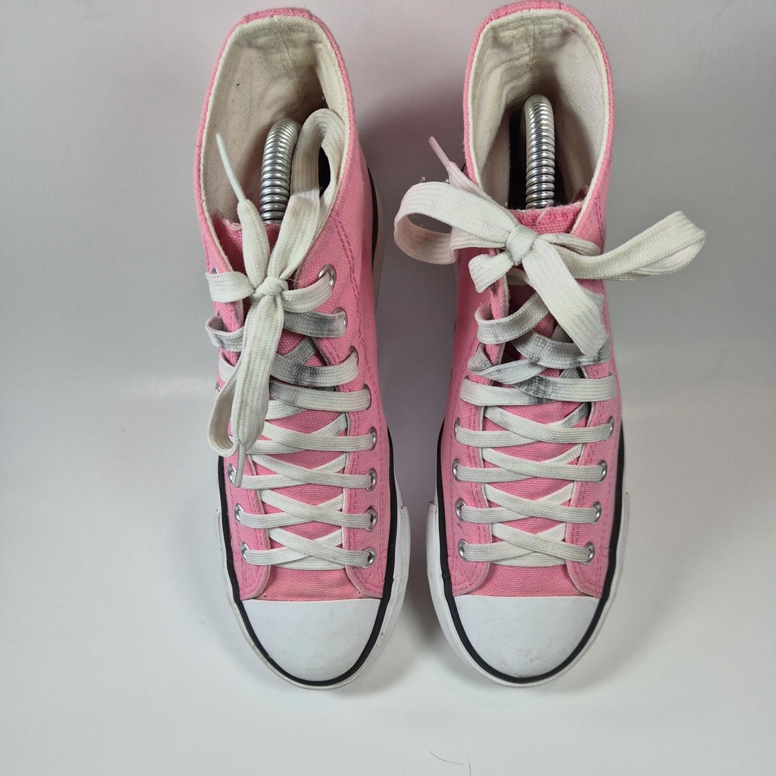 The Unbranded Brand High Top Pink Women Shoes Size 7 Pink Girly College Thrashed Size US 7 / IT 37 - 6 Thumbnail
