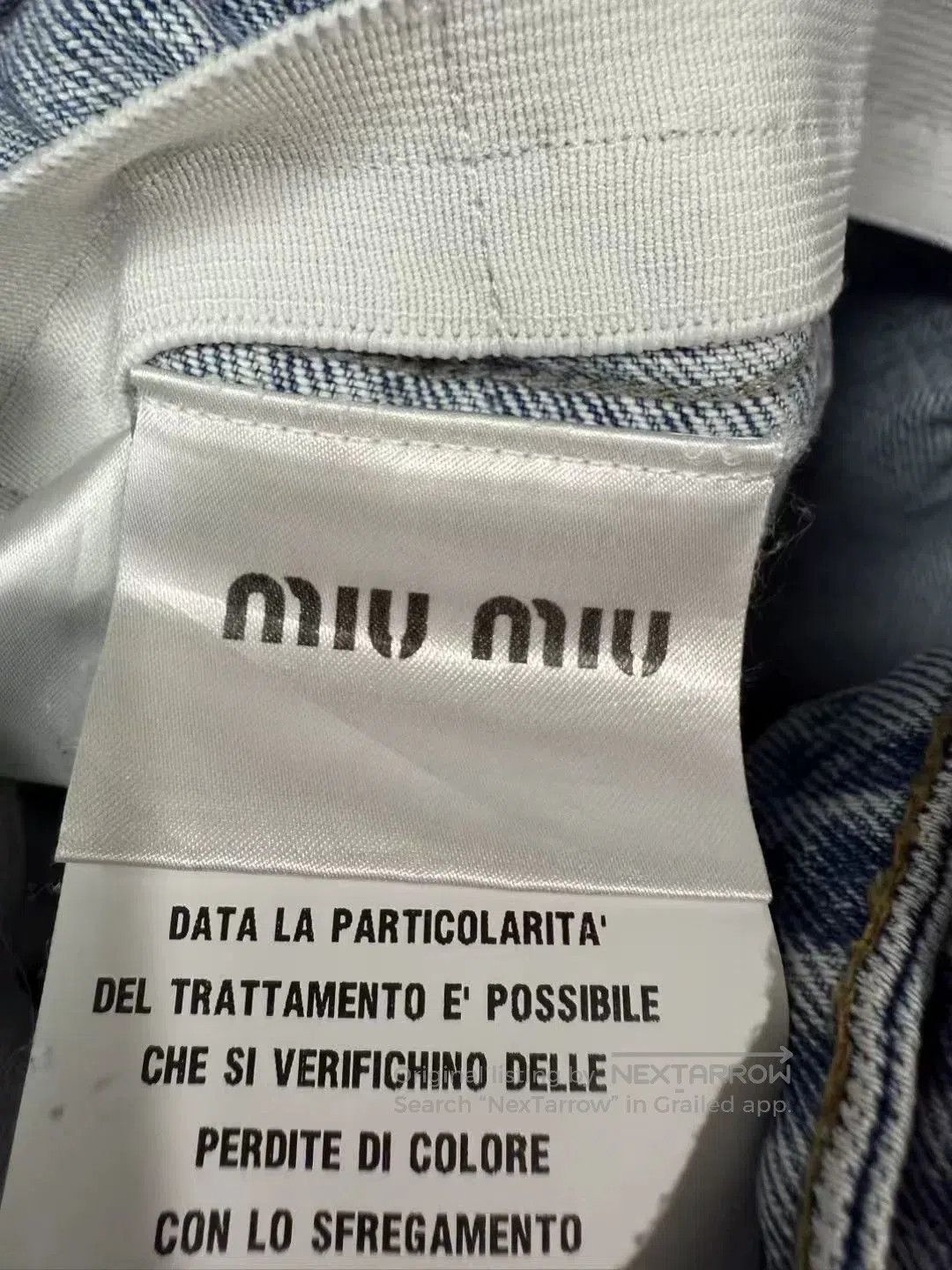 Miu Miu Miumiu Waist-Cinched Jeans. Size 25" / US 0 / IT 36 - 3 Thumbnail